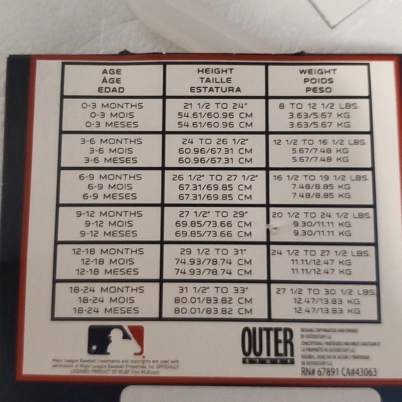 MLB Toronto Blue Jays 3 pack Infant Bodysuit 0-3 mths - Picture 6 of 6